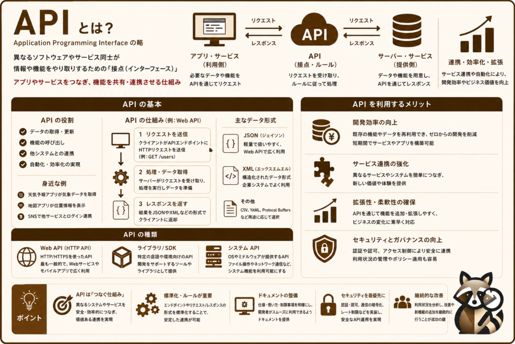 APIの概要を説明したサマリ画像